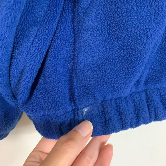 VTG Mickey Inc Walt Disney Fleece Sweatshirt Mickey Mouse Mens XL Front Zip FLAW - Picture 8 of 15